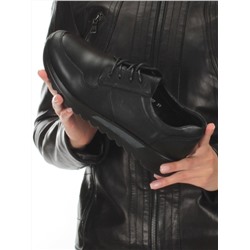 03-5307 BLACK Полуботинки женские (натуральная кожа)