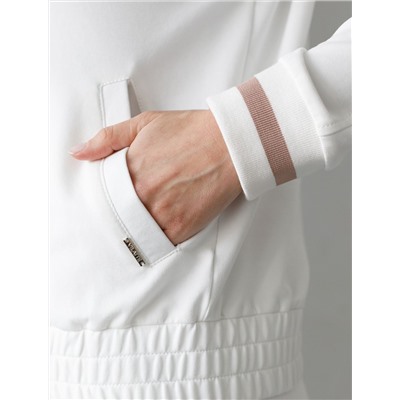 Бомбер среднего объема из футера двухнитки с эластаном