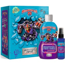 МЕГАМОНСТРЫ НАБОР Шампунь-Гель-Пена 3в1 250 мл+Спрей 50 мл