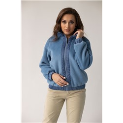 Куртка женская демисезонная 23790 (голубой/тедди)