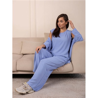 Женский костюм мод.2142/4 / Голубой