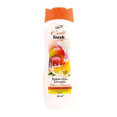BITЭКС EXOTIC FRESH Крем-гель д/душа "МАНГО и МАГНОЛИЯ" 500мл