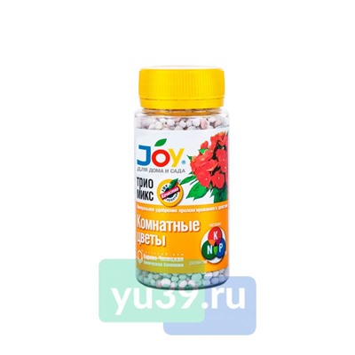 JOY Удобрение Трио микс Комнатные цветы, 100 гр.