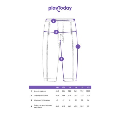 Брюки для девочки