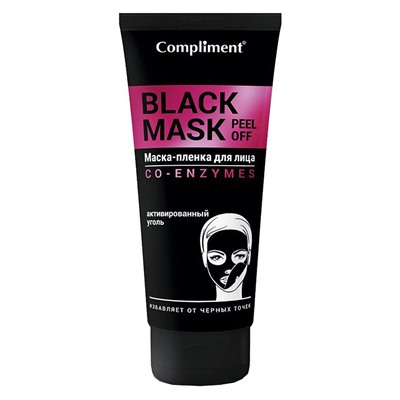 Маска-пленка для лица Compliment Black Mask Co-Enzymes Глубокое очищение 80 ml