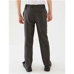 Boys' 2pk Skinny Leg School Trousers (2-18 Yrs)