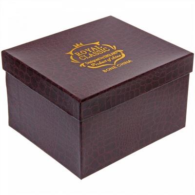 Чайная пара "Royal classic" (кружка 200мл+блюдце) Розы, в подарочной коробке