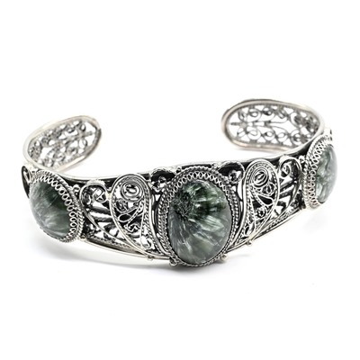 Браслет серафинит, 20,5 см.