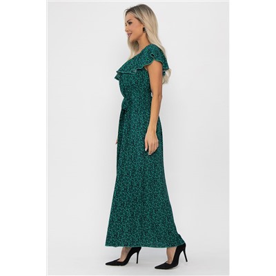 Платье Элинор макси (зеленое) П13759-12М