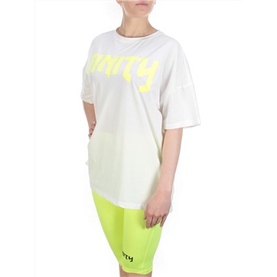 KD-865 WHITE/LIGHTGREEN Костюм-двойка женский 7986 TREND