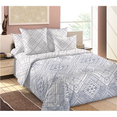 КПБ Юта синий сатин Текс-Дизайн Акция