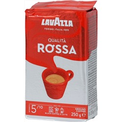 LAVAZZA. Rossa (молотый) 250 гр. мягкая упаковка