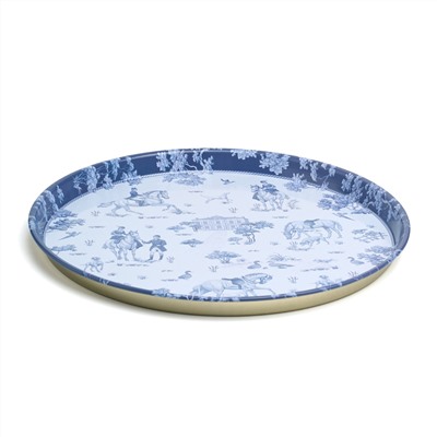 ПОДНОС СЕРВИРОВОЧНЫЙ AGNESS "DE JOUY" 33*2,1 СМ