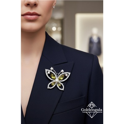 Брошь-кулон "Бабочка" БР2 модель БРО/34