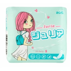 JURIA  Прокладки Ежедневные Daily 15,5см 20 шт