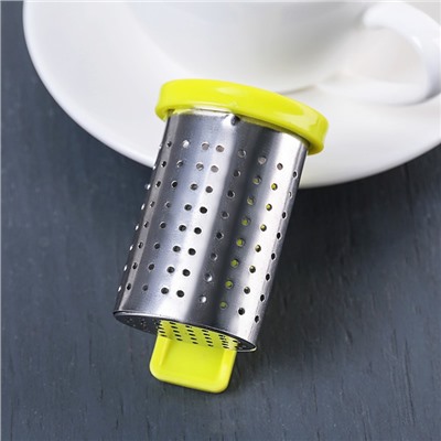 Ситечко для чая Доляна «Корзина», 4×4×6 см, нержавеющая сталь, МИКС