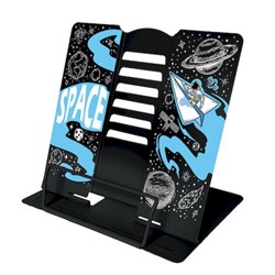 Подставка для книг и планшета металлическая 22х22,5 см П-072 "КОСМОС" Пчелка