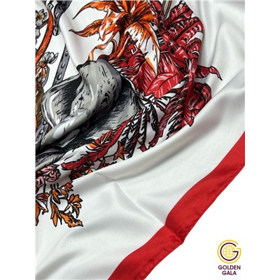 Платок шелковый большой "Парижанка" Арт 2428/38