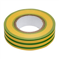 Изолента ПВХ, 19 мм х 20 м, желто-зеленая, 150 мкм Matrix