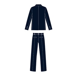 Комплект для девочки: брюки, пиджак