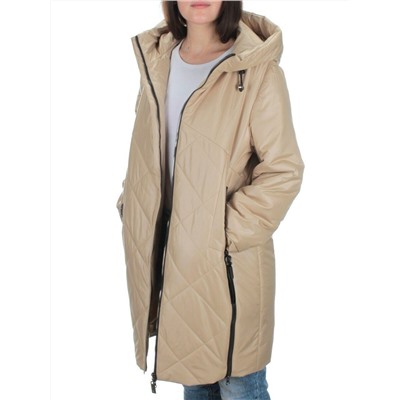 BM22868 BEIGE Куртка демисезонная женская (100 гр. синтепон)