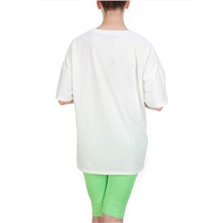 KD-792 WHITE/GREEN Костюм-двойка женский 7986 TREND