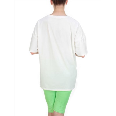 KD-792 WHITE/GREEN Костюм-двойка женский 7986 TREND