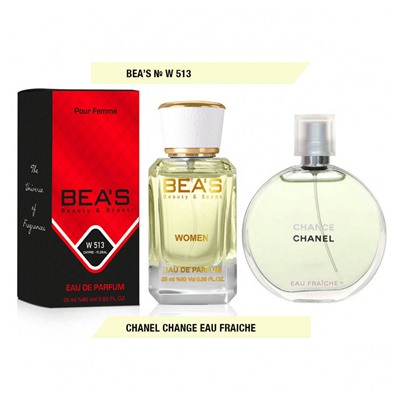 Beas W513 C Chance Eau Fraiche Women edp 25 ml, Парфюм женский Beas W513 создан по мотивам аромата C Chance Eau Fraiche