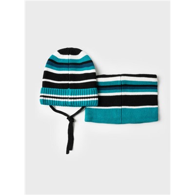 Комплект для мальчика: шапка, снуд