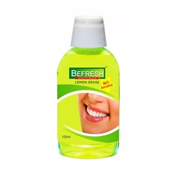 Бифреш: ополаскиватель для полости рта с Лемонграссом (100 мл), Befresh Lemon grass Mouthwash, произв. BPRL