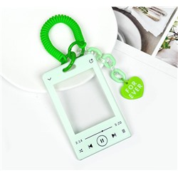 Футляр для карт с брелком "Forever song", green