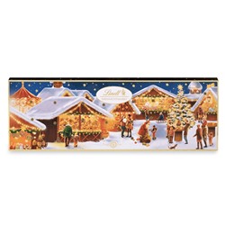 Lindt Weihnachtsmarkt 2025 Adventskalender 250g, Линдт Адвент-календарь, 24 сладких сюрприза, 75см х 25см, 250 г