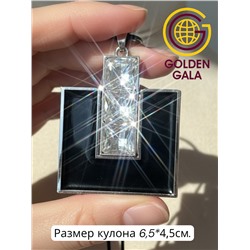 Кулон на кожаном шнурке "Женская грация" Арт КШ2130/28