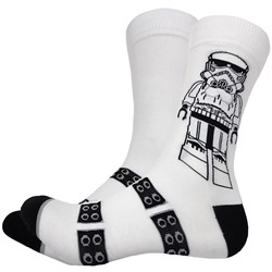 44104 STAR WARG | Носки "Лего Штурмовик", р-р 38-44 (белый)