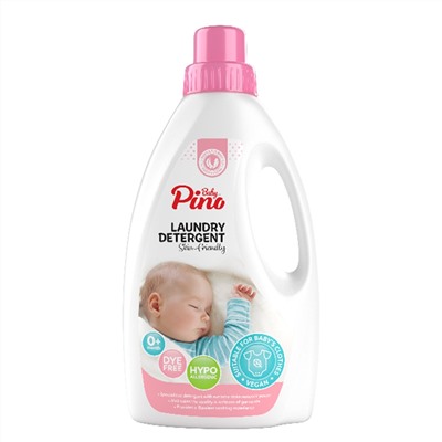 Baby Pino Гель для стирки детского белья гипоаллергенный 0+ / Laundry Detergent Pink, 2000 мл