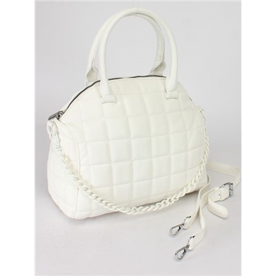 Сумка женская искусственная кожа VF-575013,  1отд+еврокарм,  плечевой ремень,  белый SALE 244847