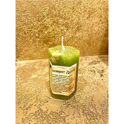 Свеча  Мистическая "Возврат долга"