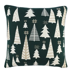 Подушка вязаная с новогодним рисунком Whitewood из коллекции New Year Essential, 45x45 см