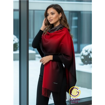 Палантин теплый из кашемира с переходом цвета Арт 2323/14