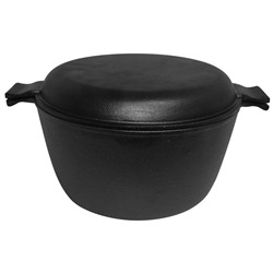 Кастрюля чугун+кр.сков.СС-24/45 4.5