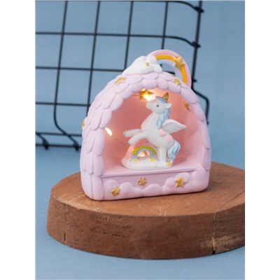 Ночник "Rainbow unicorn", purple (9,5 см), пластик