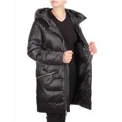 GWD21530P BLACK Пальто зимнее женское PURELIFE (200 гр .холлофайбер)
