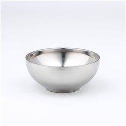 Миска «Трефор», 200 мл, d=11 см, с двойными стенками, нержавеющая сталь