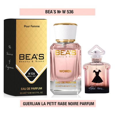 Beas W536 Guerlain La Petite Robe Noire Women edp 50 ml, Парфюм женский Beas W536 создан по мотивам аромата Guerlain La Petite Robe Noire
