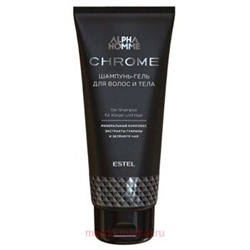 ESTEL ALPHA HOMME CHROME Шампунь-гель для волос и тела 200 мл