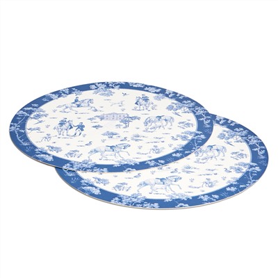 НАБОР ПОДСТАНОВОЧНЫХ САЛФЕТОК "DE JOUY" ИЗ 2 ШТ., ДИАМЕТР=38 СМ