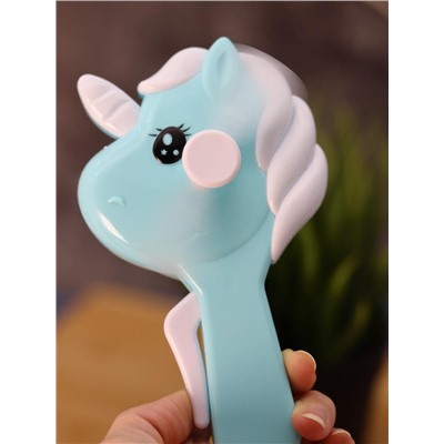 Портативный механический ручной вентилятор «Unicorn», mix, шоу-бокс 24 шт.