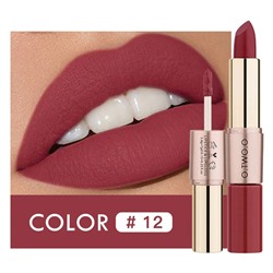 Помада O.TWO.O Rose Gold 2 in 1 Matte Lipstic & Liquid Lipstik № 12 3.5 g