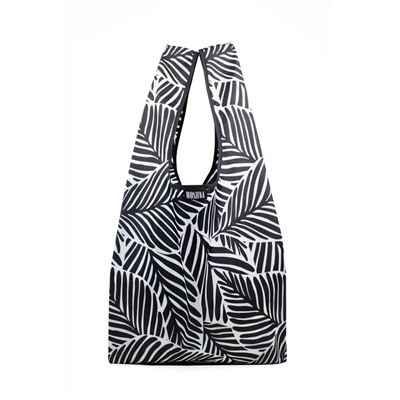 Листья черно-белый