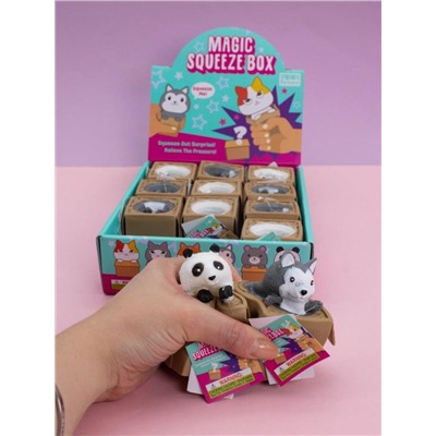 Мялка - антистресс «Magic animal box», шоубокс 12 шт.